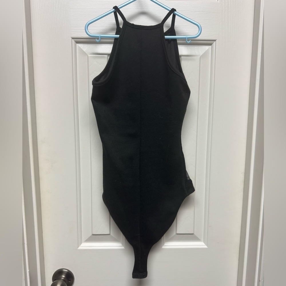 Charlotte Russe Black Bodysuit Top with Sleeveless Design - Picture 7 of 9